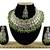 Green designer function wear ad necklace set