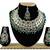 Green designer function wear ad necklace set