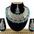 Turquoise designer function wear ad necklace set