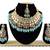 Turquoise designer function wear ad necklace set