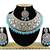 Turquoise designer function wear ad necklace set