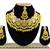 Yellow designer function wear ad necklace set