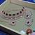 Maroon designer function wear ad necklace set