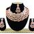 Orange designer function wear ad necklace set