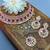 Purple designer function wear ad necklace set