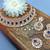 Blue designer function wear ad necklace set