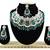 Green designer function wear ad necklace set
