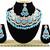 Turquoise designer function wear ad necklace set