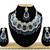 Blue designer function wear ad necklace set