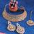 Multicolor designer function wear ad necklace set