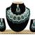 Green designer function wear ad necklace set