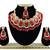 Red designer function wear ad necklace set