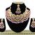 Pink designer function wear ad necklace set