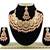 Orange designer function wear ad necklace set