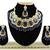 Blue designer function wear ad necklace set
