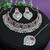 Red designer function wear ad necklace set