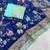 Navy Blue Color Soft Dola Silk Saree