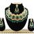 Green designer function wear ad necklace set