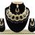 Black designer function wear ad necklace set