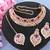 Purple designer function wear ad necklace set