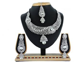 Multicolor designer function wear ad necklace set 1