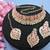 Pink designer function wear ad necklace set