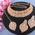 Orange designer function wear ad necklace set