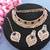 Blue designer function wear ad necklace set