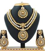 Multicolor designer function wear ad necklace set