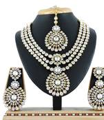 Multicolor designer function wear ad necklace set