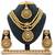 Gold designer function wear ad necklace set