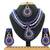 Blue designer function wear ad necklace set