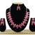 Red designer function wear ad necklace set
