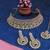 Multicolor designer function wear ad necklace set