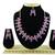 Purple designer function wear ad necklace set