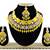 Yellow designer function wear ad necklace set
