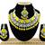 Yellow designer function wear ad necklace set