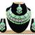 Purple designer function wear ad necklace set
