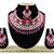 Red designer function wear ad necklace set