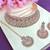 Grey designer function wear ad necklace set