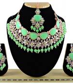Multicolor designer function wear ad necklace set