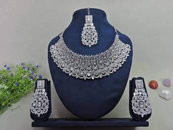 Multicolor designer function wear ad necklace set 1