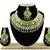 Green designer function wear ad necklace set