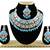 Turquoise designer function wear ad necklace set