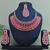 Red designer function wear ad necklace set