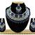Blue designer function wear ad necklace set