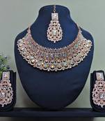 Multicolor designer function wear ad necklace set