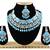 Turquoise designer function wear ad necklace set