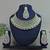 Green designer function wear ad necklace set