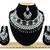 Black designer function wear ad necklace set